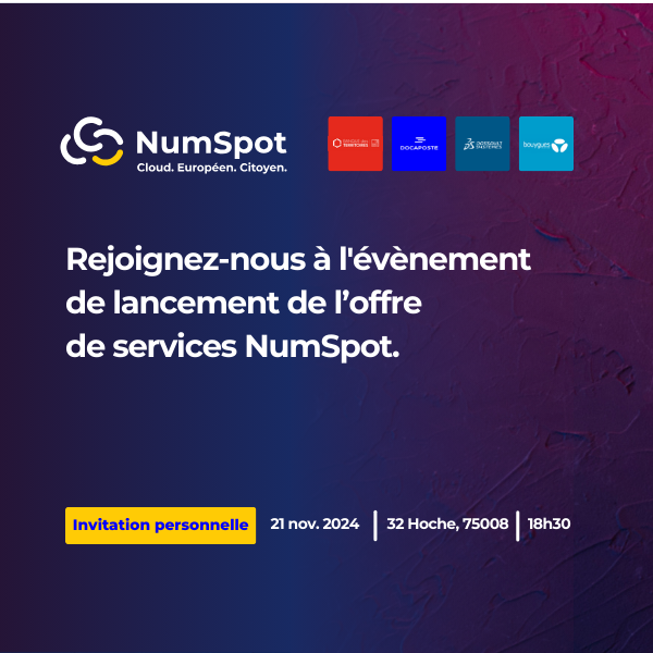 lancement de l'offre de services NumSpot