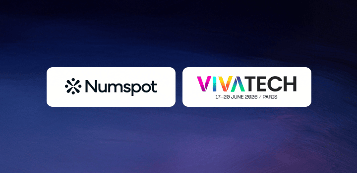 Retrouvez Numspot à VivaTech 2026 du 17 au 19 juin sur le stand de la Caisse des Dépôts. Découvrez nos démos d'IA souveraine et l'interview d'Éric Haddad.